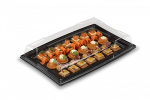 Plateaux buffet 460x305 noir PLC450N Festipack