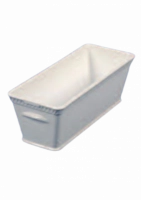 Terrine rectangulaire blanc Sorel.1504