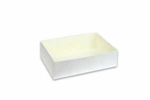 Caissette pâtissière blanche 20x13x5cm (Paquet de 100)