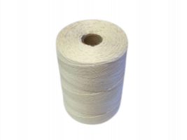 Ficelle 3,5/2 LIN BLANCHI avec tube (Rolls 1kg) (0381)