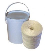 Ficelle Polyester 4 Fils blanche en BOITE PLASTIQUE