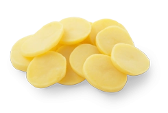 Pommes de terre lamelles 6mm PEKA (3 poches de 4kg)