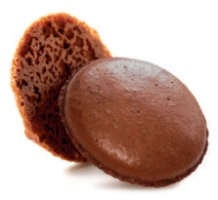 Macaron saveur chocolat 7,5cm (carton de 64) Pidy