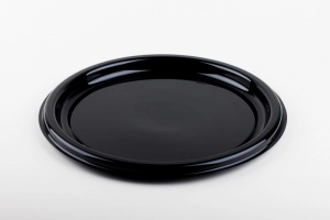 Plat PVC rond noir diam. 40