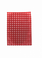 Sachet sous vide 180 x 240 carreaux rouge