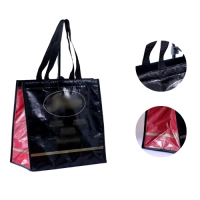 Sac isotherme PP tissé 390+229x380mm scratch imprimé