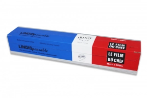 Film alimentaire étirable 45cm x 300m en boite carton