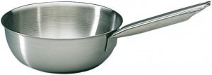 Sauteuse évasée inox Ø28cm, spéciale induction