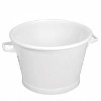 Baquet rond 35L, blanc Gilac