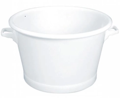 Baquet rond 75L, blanc Gilac