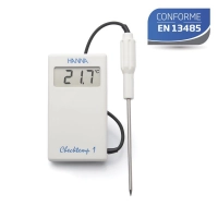 Thermomètre de précision avec sonde, cable, étanche IP65 et piles