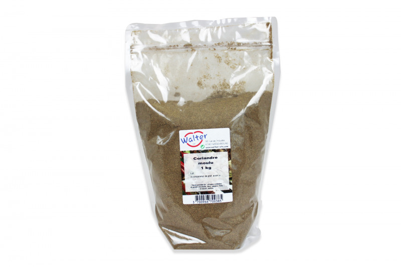 Poivre blanc moulu (Sachet de 1kg) - achat et vente en ligne de boyaux,  épices, additifs et équipement pour le métiers de bouche - Walter ETS